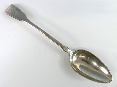 Lot 2087 - A William IV silver serving spoon, in the...