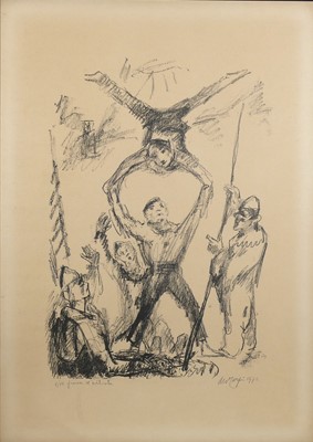 Lot 323 - Aldo Carpi (Italian, 1886-1973) - Clown e...