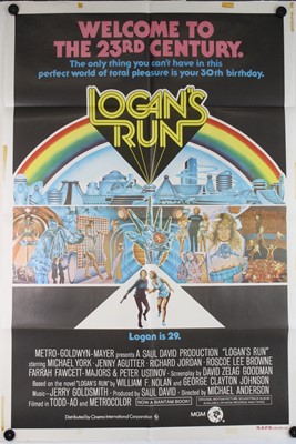 Lot 1110 - Logan's Run, 1976 Australian one sheet film...