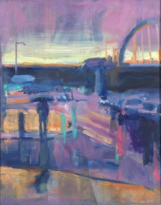 Lot 377 - Paul Bassingthwaighte (b.1963) - Junction, oil...
