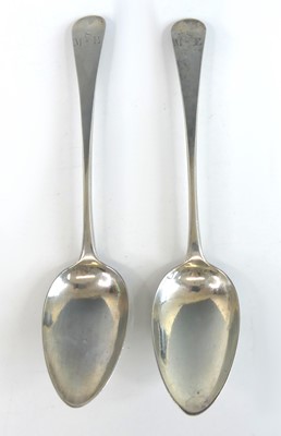 Lot 2077 - A pair of George III Newcastle silver...