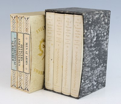 Lot 2018 - Waugh, Evelyn: Sword Of Honour, three volumes...