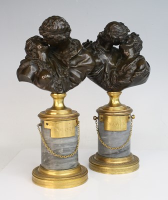 Lot 2283 - After Jean-Antoine Houdon (1741-1828) Becaux &...