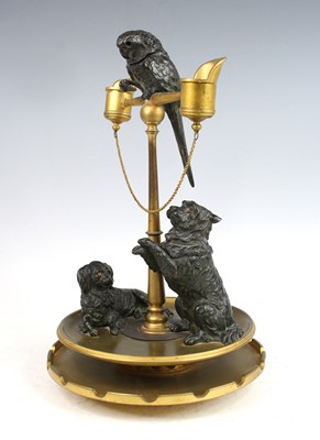 Lot 2272 - A 19th century French bronze and gilt-bronze...