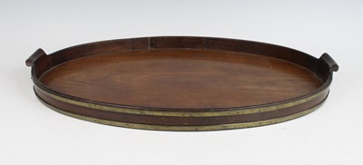 Lot 2255 - An early 19th century coopered mahogany and...