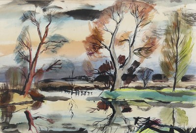 Lot 256 - Rowland Suddaby (1912-1972) - Autumn on the...