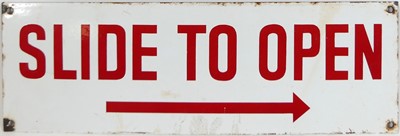 Lot 232 - An early 20th century enamel on metal sign,...