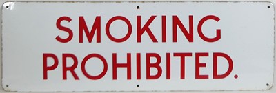 Lot 229 - An enamel on metal warning sign titled...