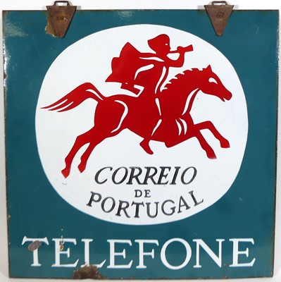 Lot 235 - An early 20th century enamel on metal...