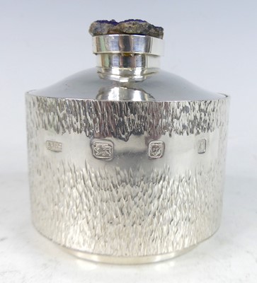 Lot 118 - A 1970s silver sugar bowl and cover, of...
