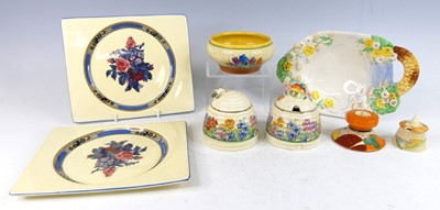 Lot 5 - A collection of various 1930s Clarice Cliff...