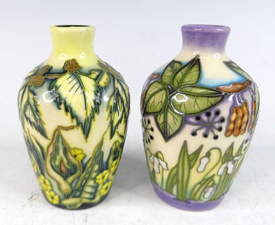 Lot 42 - Two contemporary Moorcroft miniature...