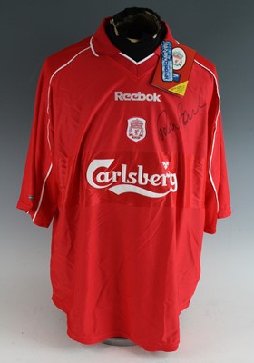 Lot 1154 - Robbie Fowler, a signed replica Liverpool FC...