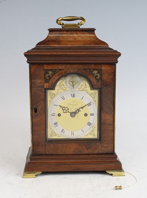 Lot 2390 - A rare miniature George III mahogany striking...
