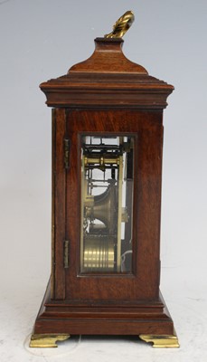 Lot 2390 - A rare miniature George III mahogany striking...