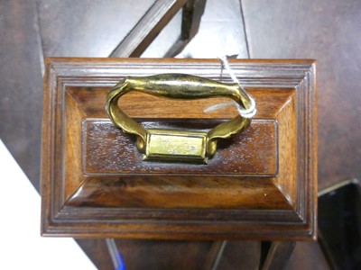 Lot 2390 - A rare miniature George III mahogany striking...