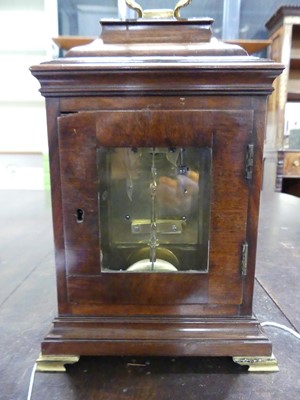 Lot 2390 - A rare miniature George III mahogany striking...