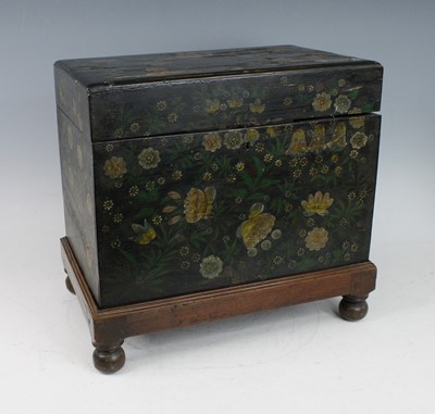 Lot 2260 - An early 19th century polychrome painted...