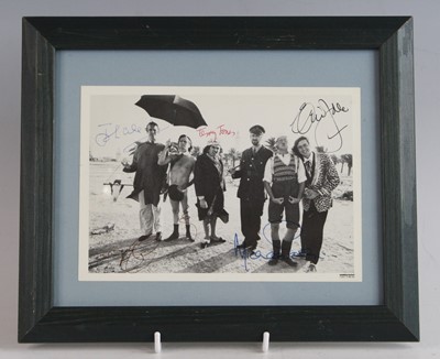Lot 1166 - Monty Python, a 14.5 x 21cm black and white...
