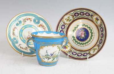 Lot 2036 - An 18th century Sevrès porcelain bowl,...