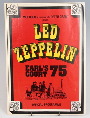 Lot 1340 - Led Zeppelin, Earl's Court 75 Official...