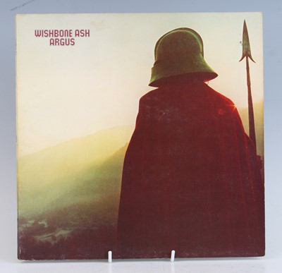 Lot 1115 - Wishbone Ash - Argus, blue / black hexagon...