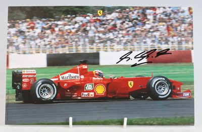 Lot 1156 - Michael Schumacher, an 18 x 28cm colour...