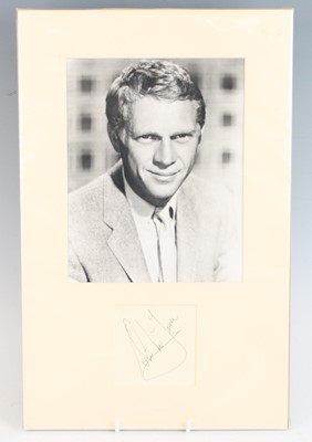 Lot 1163 - Steve McQueen (1930-1980) American actor,...