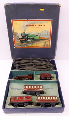 Lot 107 - Hornby 0 gauge post-war no.501 set, comprising...