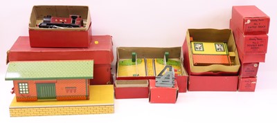 Lot 97 - One tray containing various Hornby 0 gauge...