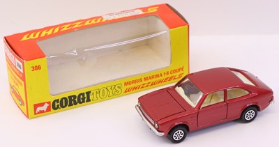Lot 556 - Corgi 306 Whizzwheels Morris Marina 1.8 Coupe -...