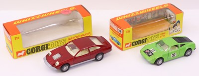 Lot 554 - Corgi Whizzwheels group of 2 to include;...