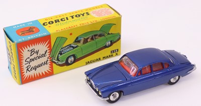 Lot 506 - Corgi Toys No. 238 Jaguar Mk 10, comprising a...