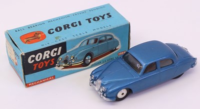 Lot 549 - Corgi Toys No. 208m Jaguar 2.4 litre saloon in...