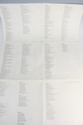Lot 1249 - The Beatles - The Beatles (The White Album),...