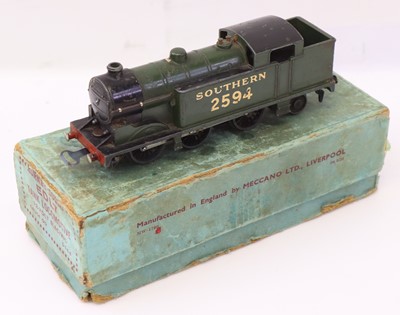 Lot 283 - Hornby Dublo pre war Southern EDL7 tank loco,...