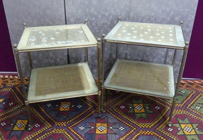 Lot 452 - A pair of mid-20th century French gilt brass...