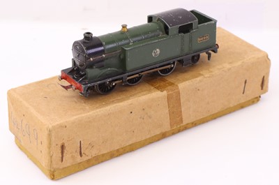 Lot 278 - Hornby Dublo pre war EDL7 GWR tank loco, 3...