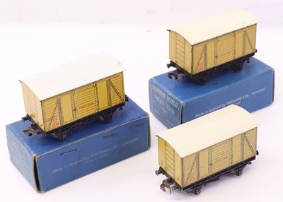 Lot 392 - Three Hornby Dublo post-war Southern meat...