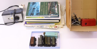 Lot 418 - Six Hornby Dublo pre-war wagons to include an...