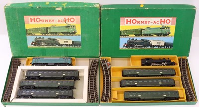 Lot 408 - Two boxed HOrnby-acHO 00 Gauge Sets comprising...