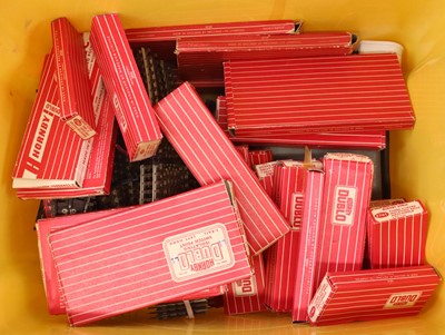 Lot 388 - Mixed box of various Hornby Dublo 2 rail track...