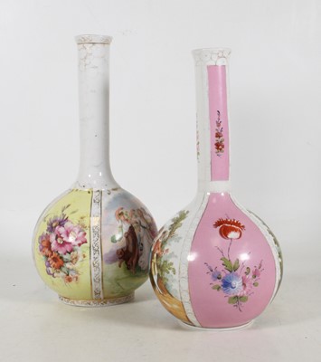 Lot 4 - An early 20th century German porcelain vase,...