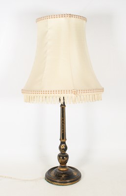 Lot 5 - An early 20th century black lacquered...