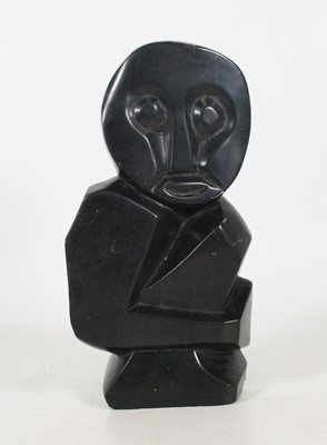 Lot 6 - An African Shona carved granite figure,...