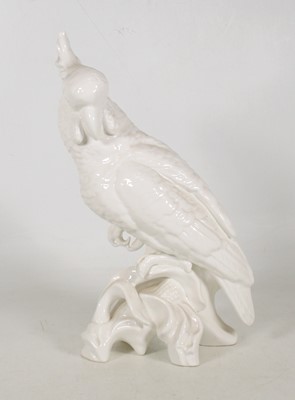 Lot 10 - A Crown Staffordshire white glazed porcelain...