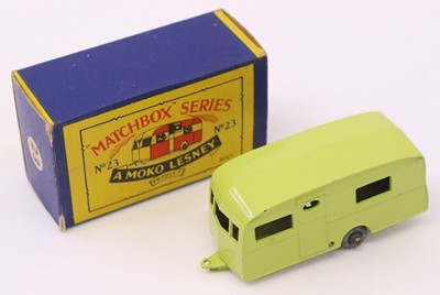 Lot 798 - Matchbox 23B Berkley Cavalier caravan, rare...