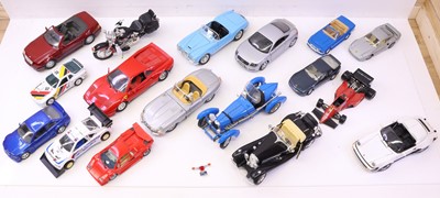 Lot 549 - Polistil, Burago and Maisto and others 1/18...