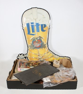 Lot 51 - A collection of items to include a Pope Joan...