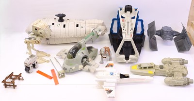 Lot 470 - Tray containing Star Wars loose vehicles and...